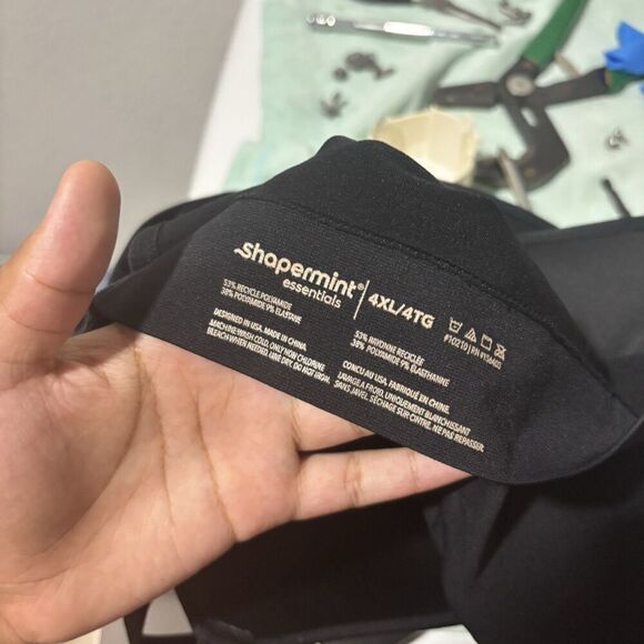 Shapermint Essentials Shaping Bra 4XL Black Supportive Comfort Wireless Women - Picture 4 of 5